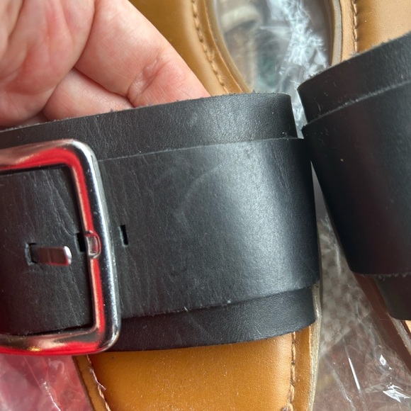 NEW Franco Sarto Leather Uzo Buckle Slide main image 6